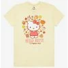 Best deal 🛒 Hello Kitty Pumpkin Spice Boyfriend Fit 👧 Girls T-Shirt ✔️