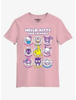 Wholesale ✔️ Hello Kitty And Friends Selfie Boyfriend Fit 👧 Girls T-Shirt ⭐