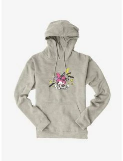 Discount 👏 My Melody Logo Hoodie 🔥 -Hello Kitty Sales Shop 20033567 hi