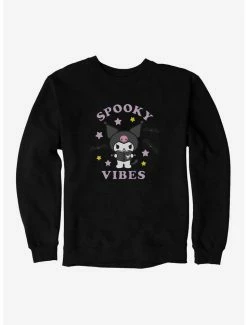 Outlet 😉 Kuromi Spooky Vibes Sweatshirt ⌛