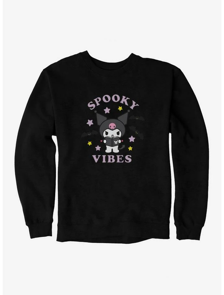 Outlet 😉 Kuromi Spooky Vibes Sweatshirt ⌛ 1 Outlet 😉 Kuromi Spooky Vibes Sweatshirt ⌛