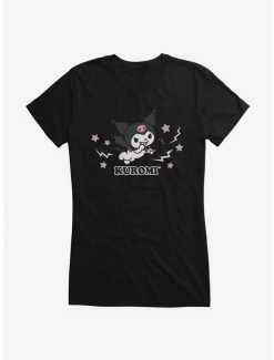 New ✨ Kuromi 💀 Halloween Flying 👧 Girls T-Shirt 😉 -Hello Kitty Sales Shop 20034283 hi