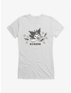New ✨ Kuromi 💀 Halloween Flying 👧 Girls T-Shirt 😉 -Hello Kitty Sales Shop 20034297 hi