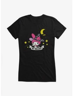 Budget 👍 My Melody 🧛 Halloween Logo 👧 Girls T-Shirt 💯