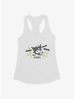 Budget ✔️ Kuromi 🎃 Halloween Stars and Bats 👧 Girls Tank ⭐