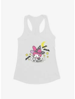 Promo ✨ My Melody 🦇 Halloween Logo 👧 Girls Tank ⭐