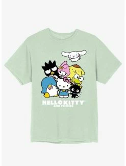 Deals 🎉 Hello Kitty And Friends Group Boyfriend Fit 👧 Girls T-Shirt ✔️