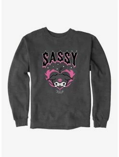 Deals 😀 Kuromi Sassy Sweatshirt 🔔 -Hello Kitty Sales Shop 20080031 hi