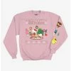 Brand new 😍 Hello Kitty And Friends Pink 🎄 Christmas 👧 Girls Sweatshirt 🎉