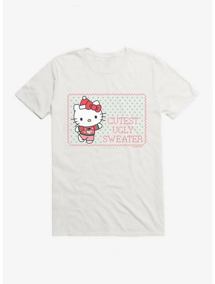 Cheapest ๐ Hello Kitty Cutest Ugly ๐ Christmas T-Shirt ๐ฅฐ 2 Cheapest ๐ Hello Kitty Cutest Ugly ๐ Christmas T-Shirt ๐ฅฐ - Image 2