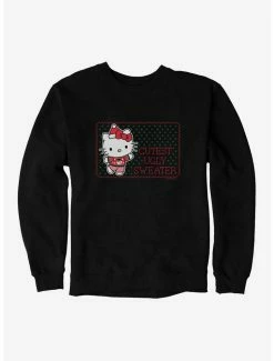 Promo 💯 Hello Kitty Cutest Ugly 🔔 Christmas Sweatshirt 🎉