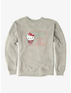 Promo 💯 Hello Kitty Cutest Ugly 🔔 Christmas Sweatshirt 🎉 -Hello Kitty Sales Shop 20261965 hi