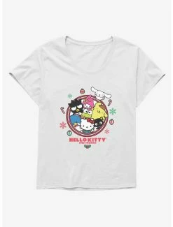 Best Sale ✨ Hello Kitty and Friends ❄ Christmas Decorations 👧 Girls T-Shirt Plus Size 👍