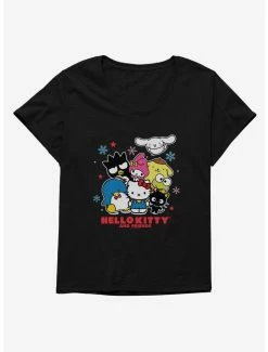 Outlet 🌟 Hello Kitty and Friends Snowflakes 👧 Girls T-Shirt Plus Size 🔥