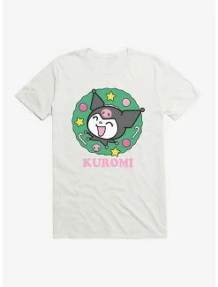 Hot Sale 👏 Kuromi 🎅 Christmas Wreath T-Shirt ✔️