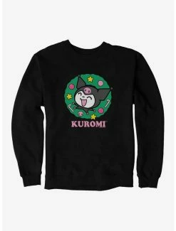 Coupon 😉 Kuromi 🎄 Christmas Wreath Sweatshirt 🤩 -Hello Kitty Sales Shop 20264571 hi