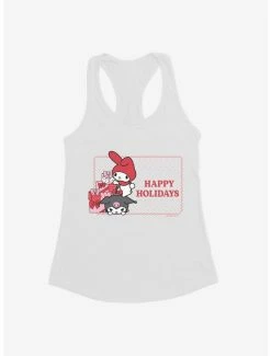 Best deal ๐ My Melody & Kuromi Holiday Presents Ugly ๐ Christmas ๐ง Girls Tank ๐งจ