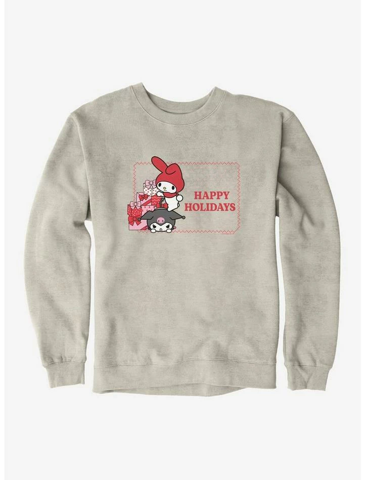 Best deal ✨ My Melody & Kuromi Holiday Presents Ugly 🎄 Christmas Sweatshirt 🔥 3 Best deal ✨ My Melody & Kuromi Holiday Presents Ugly 🎄 Christmas Sweatshirt 🔥 - Image 3